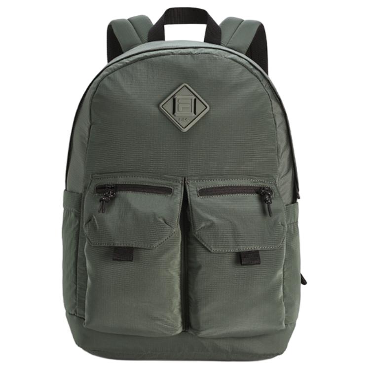 New FILA Fabric Backpack Extra Small Men's Crab Shell Gray F13M439103FCC