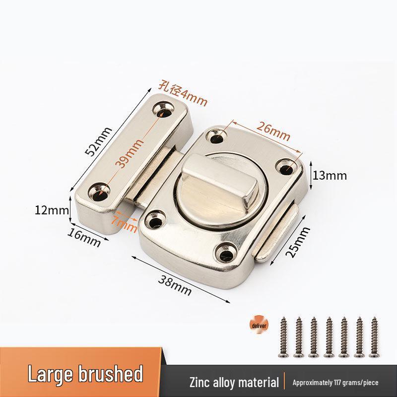 Zinc Alloy Anti-theft Sliding Door Lock with Rotating Bolt