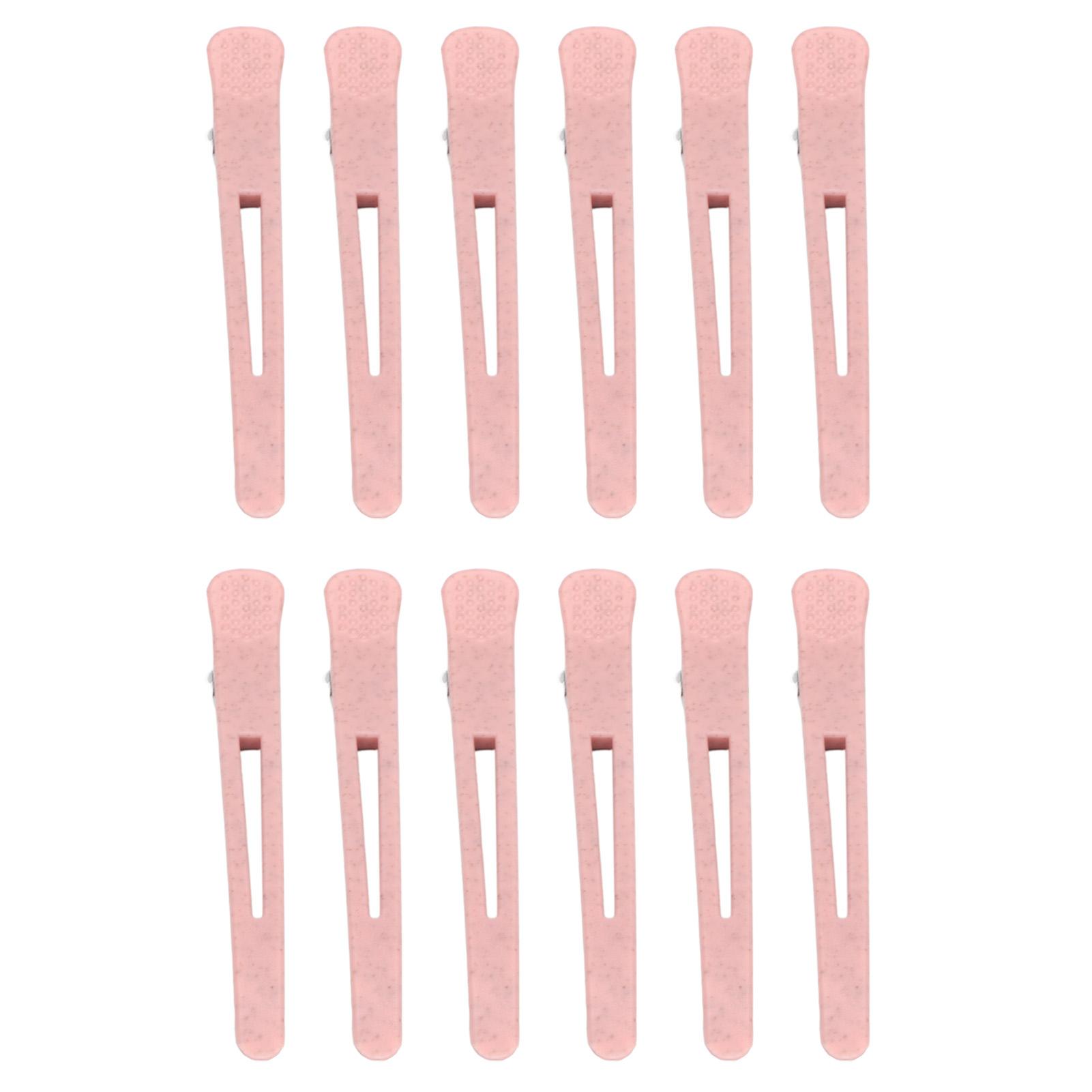 

12 шт. салонных заколок для волос набор профессиональных домашних портативных розовых заколок для волос инструмент для укладки