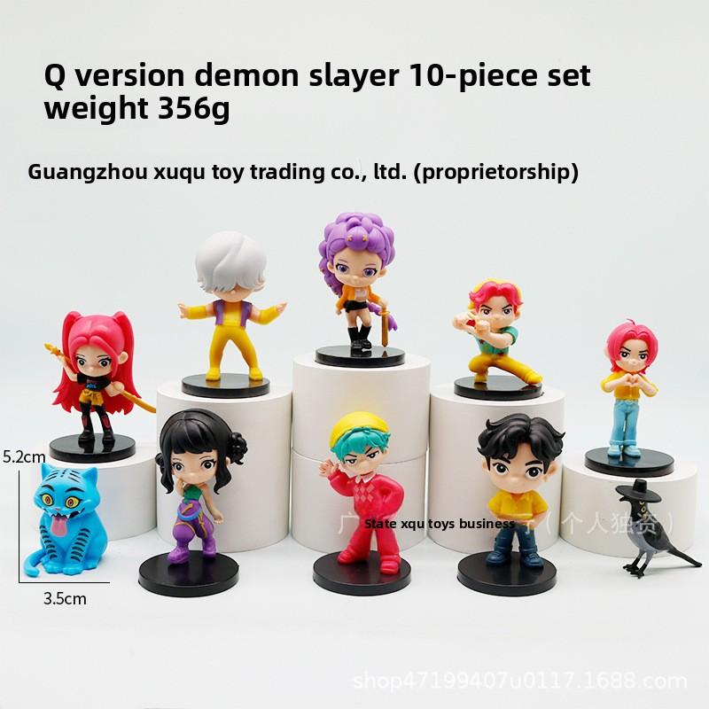 Vânătorii de Vrăjitoare K-Pop Cap Mare Ediția Q Model Figurină Rumimi Cutie Oarbă Păpușă de Jucărie de Maree Ornament