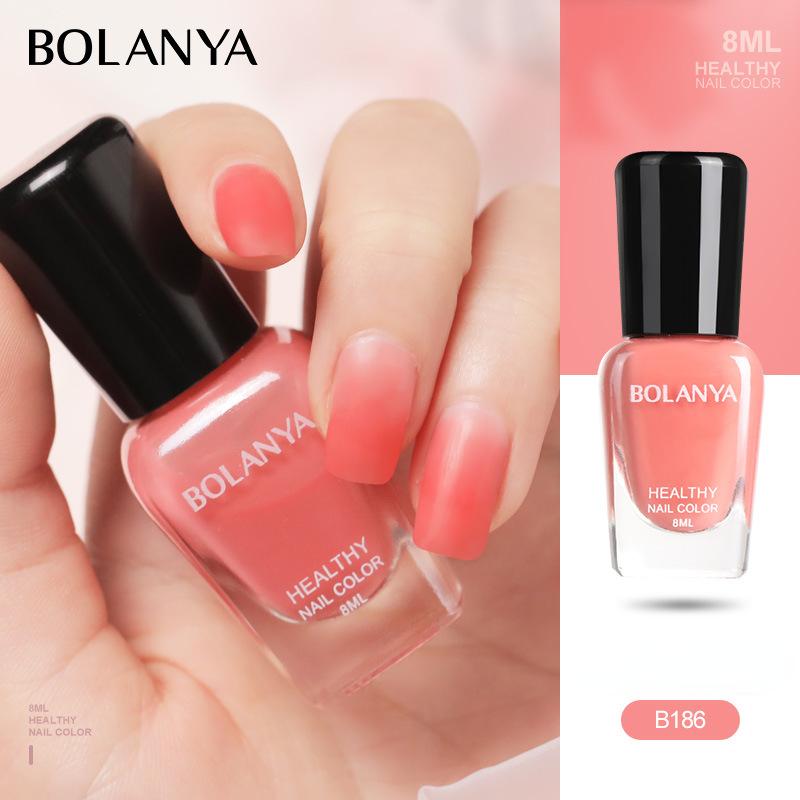 Nail Polish Nude Color No Baking Quick Drying Long Lasting Non-peelable Softening Repair Nail Polish