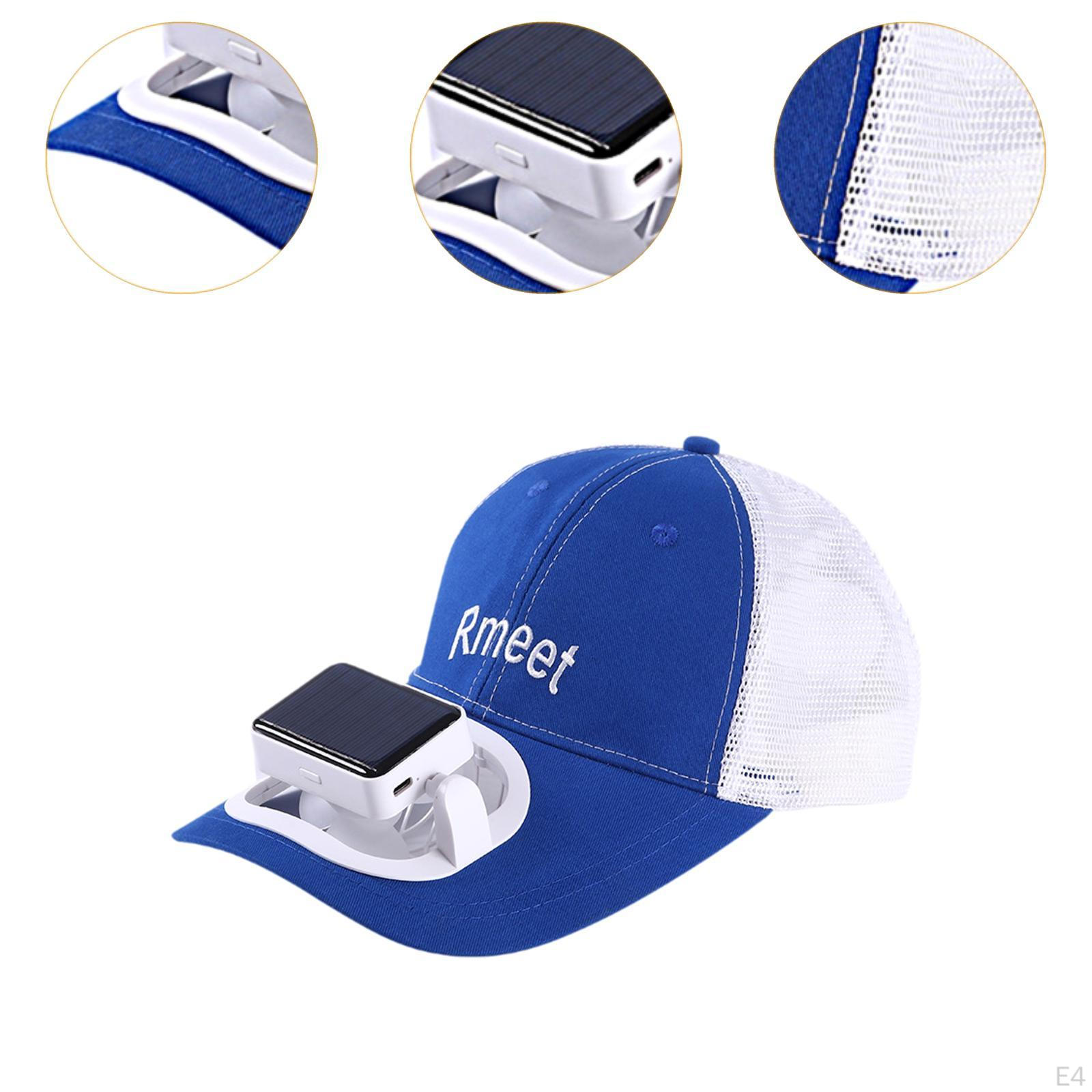 Шляпы с солнцезащитным козырьком и регулируемой шляпой с вентилятором — фото 6