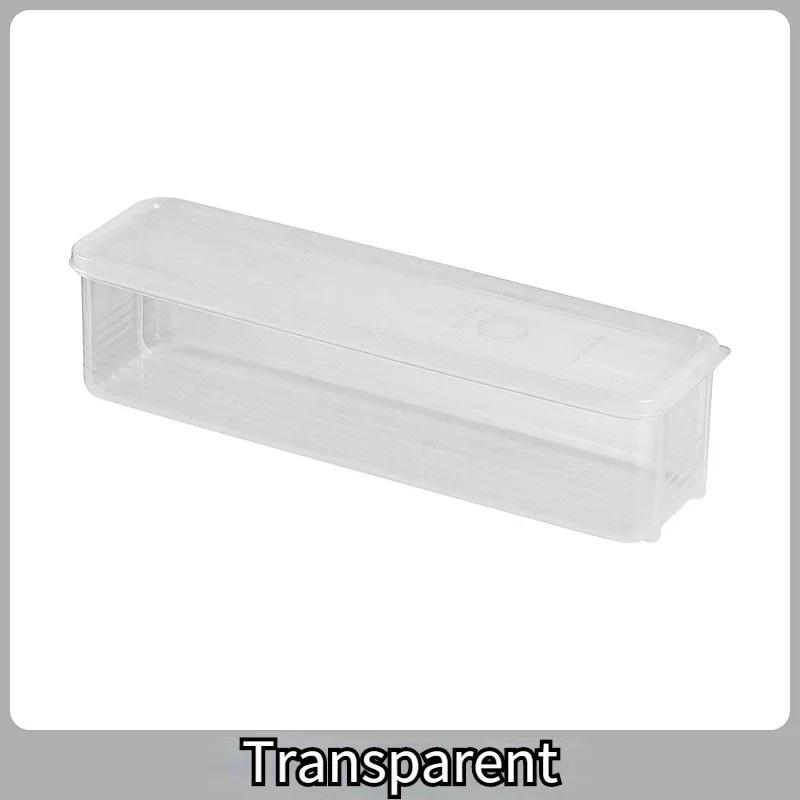 Noodle Food Preservation Box Kitchen Plastic with Lid Sealed Container Large Capacity Rectangular Fruit Egg Refrigerator Storage