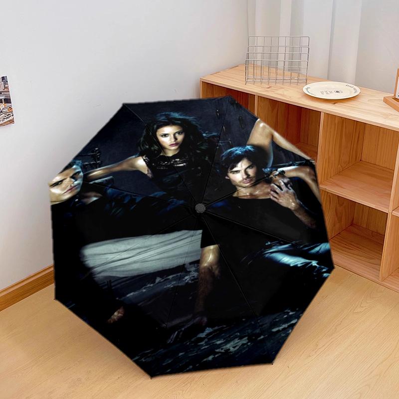 Twilight Saga Romance Automatic Umbrella - Suitable Travel Outdoor Portable Umbrella Birthday Gift Daily Essentials