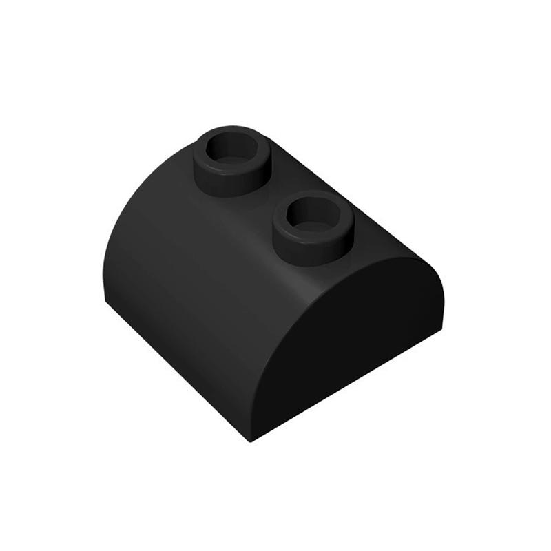 50 stuks MOC 30165 Bakstenen Hellend Gebogen 2x2x1 Dubbel met 2 Noppen DIY Bouwstenen Speelgoed Compatibel Past in Constructie Speelgoed