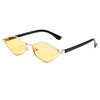 Vintage Luxury  Sunglasses Women Shades Luxury  Design Eyewear New Trendy Metal Frame Cat Eye Sun Glasses
