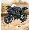 1/9 KAWASAKI H2R Alloy Racing Motorcycle Diecasts Street Motorcycle Model Simulation Sound and Light Collection Childrens Gifts