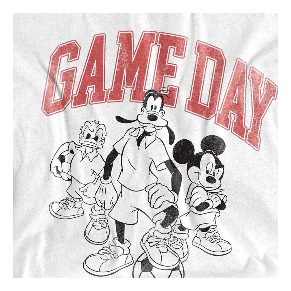 Disney Unisex Adult Game Day Mickey Mouse & Friends Long-Sleeved T-Shirt