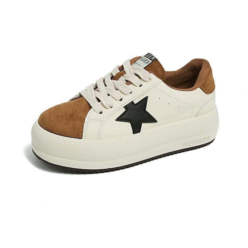 

Internet celebrity ugly cute thick baseplate shoes women s 2025 spring new women s shoes versatile white shoes heightening casual sports shoes 40