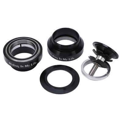 Hlavové složení pro horská kola, dvojité ložisko, CNC obrábění, černá přední vidlice, představec, miska ložiska pro 34mm rám