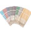 Cotton Turkish beach towel New diamond grid sports and fitness tassel bath towel kitchen towel soft absorbent quick