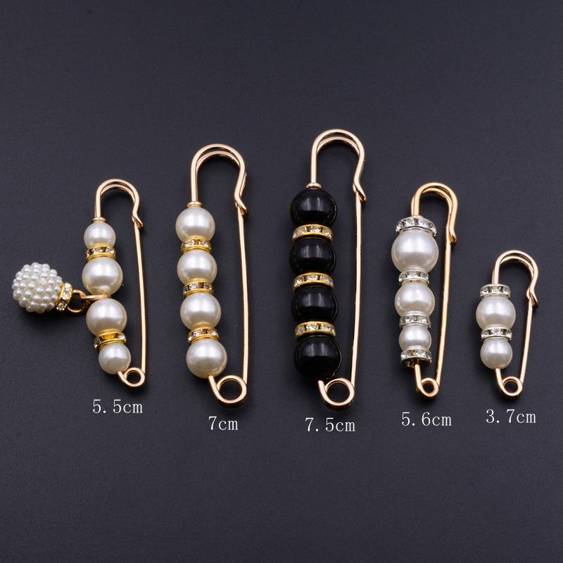 Anti-Exposure Safety Pin Brooch Set for Clothing, Cardigans, Scarves, Dresses, and Waist-Cinching