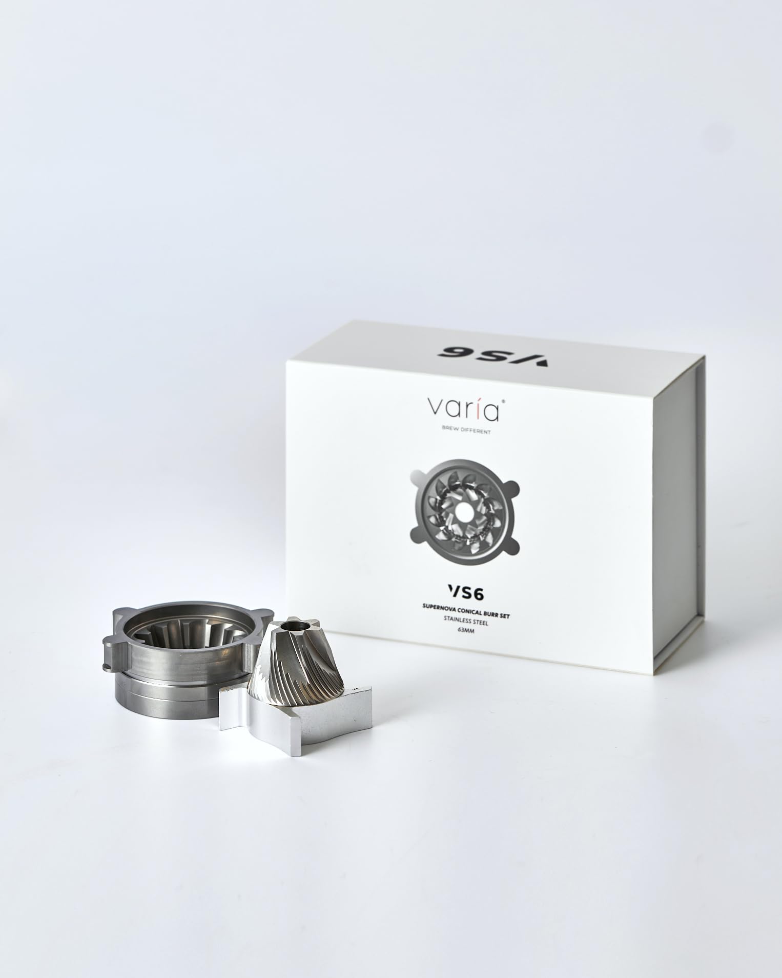 

63mm Conical Burrs for VS6 Grinder Replacement Electric Mill Grinder Replacement Conical Burs Stainless [Official Manufacturer] (VS6 Blades) Blades,