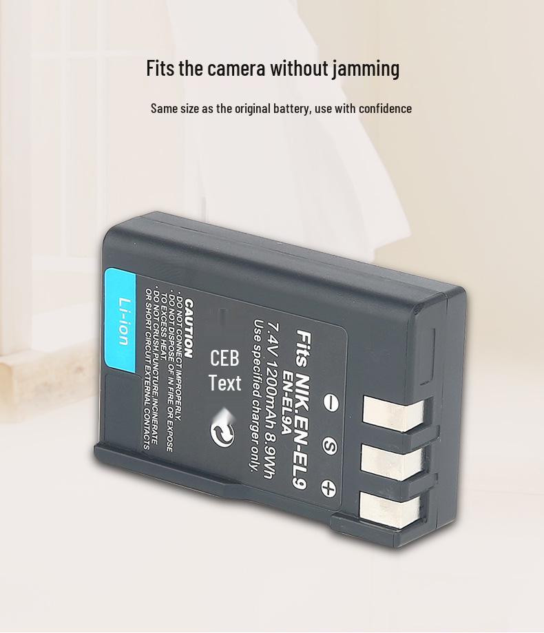 ENEL9 Battery for Nikon D40/D40X/D60/D3000/D5000 DSLR Cameras