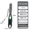 Portable Aluminum Alloy Fishing Lip Gripper with Weight Scale Fish Plier Hand Grip Hook Gripper for Angling Accessories