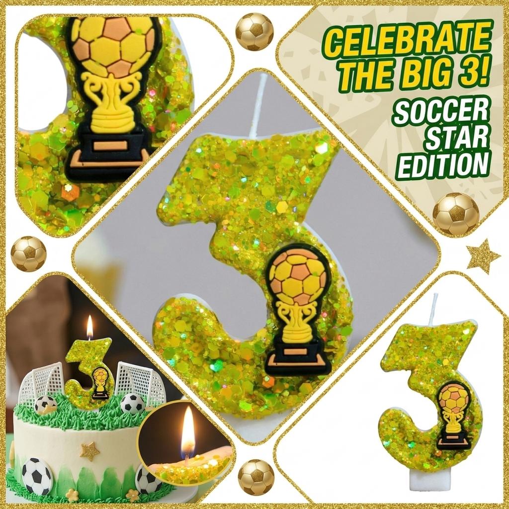 Fashion Cartoon Creative Birthday Candles Party Digital Candles