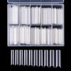 200PCS Extra Long False Nail Tips Acrylic Gel Salon Half Cover Tip Nail Tools