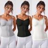 Damen-Spitzen-Camisole-Top Sport-BH mit engem Sitz Schlankmachende Basisschicht