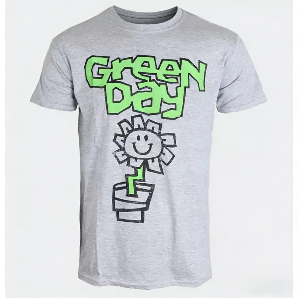 Green Day Green Lean Printed TShirt PopPunk Band Style Daily TShirt Suitable For Both Unisex And Unisex