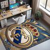 Real Madrid Football Pattern Rug, Indoor/Outdoor Mat, for Picnic, Gameroom, Bedroom, Office, Living Room, Home Decor Carpet, Birthday Gift
