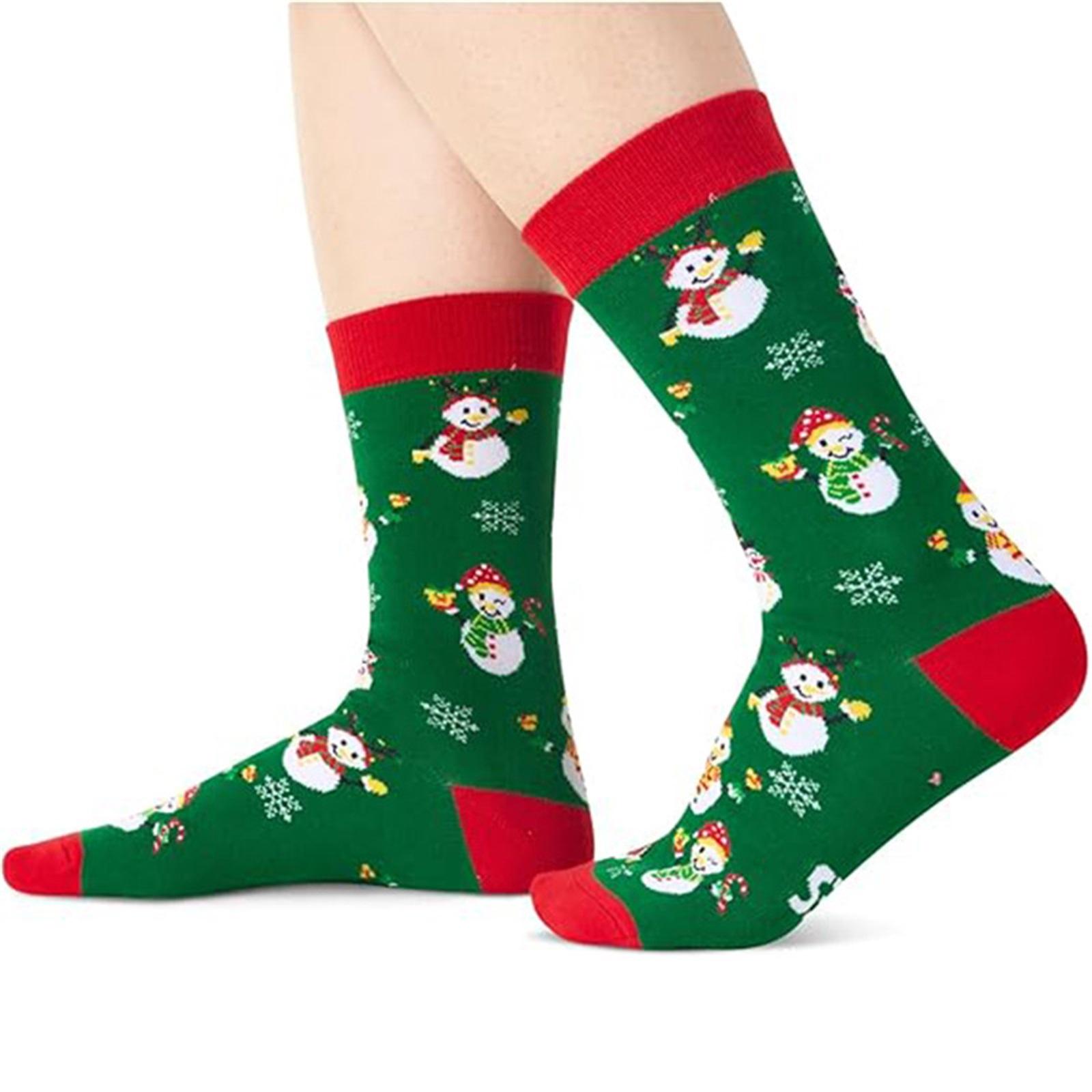 

Christmas Gift Socks Cartoon Fun Floor Socks Casual Sports One Size
