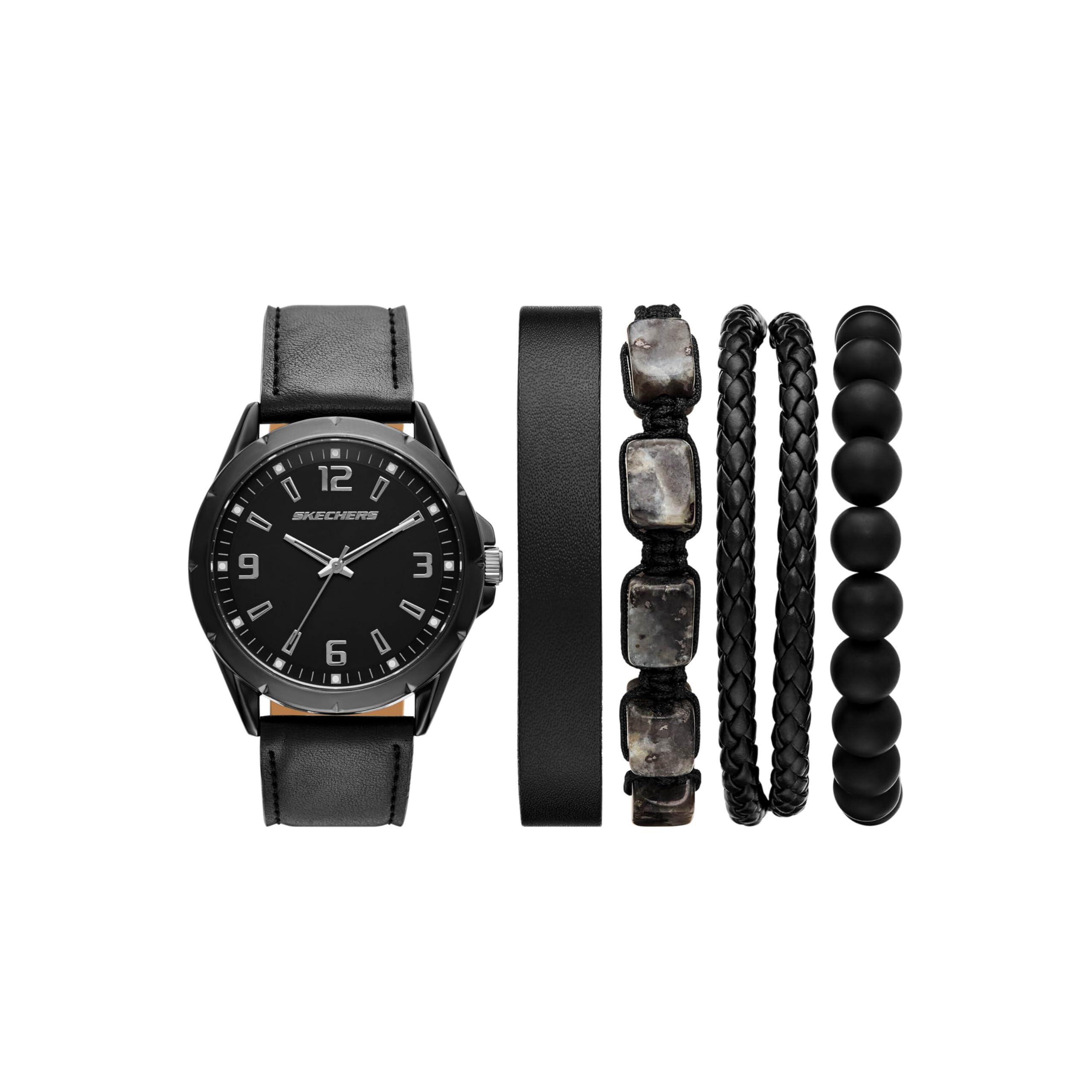 Skechers Analog Polyurethane Watch SR9118 Men s чёрный