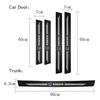 Car Carbon Fiber Trunk Stickers Car Threshold Sticker For Volvo V60 V40 XC90 S60 C30 XC60 V50 V70 Rdesign Auto Decorative Decal OV4
