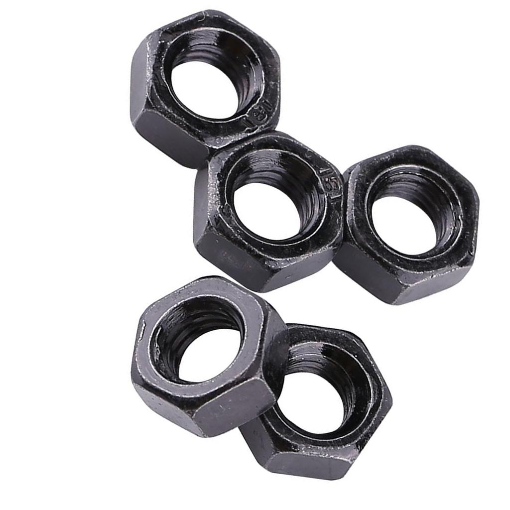 100pcs Carbon Steel Hex Hexagonal Nuts Fasterner Supply (M2)