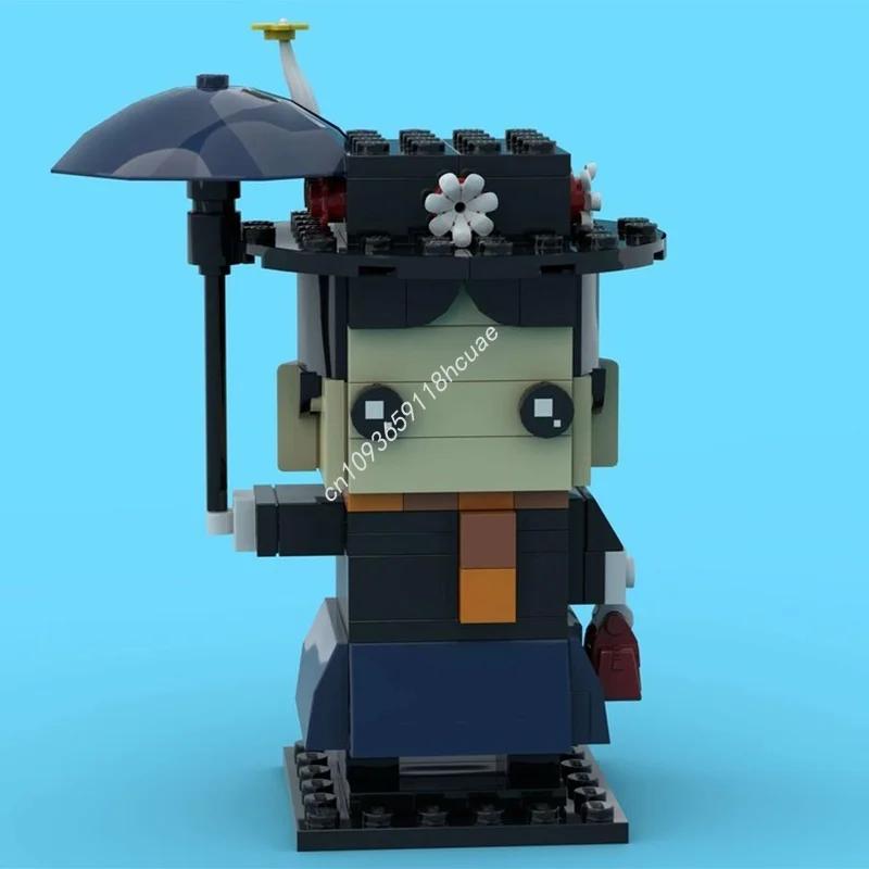 143pcs MOC Mary Poppins Brickheadzed Model Building Blocks Construction Assemble Idea Toy Education Christmas Gifts Brick Kids