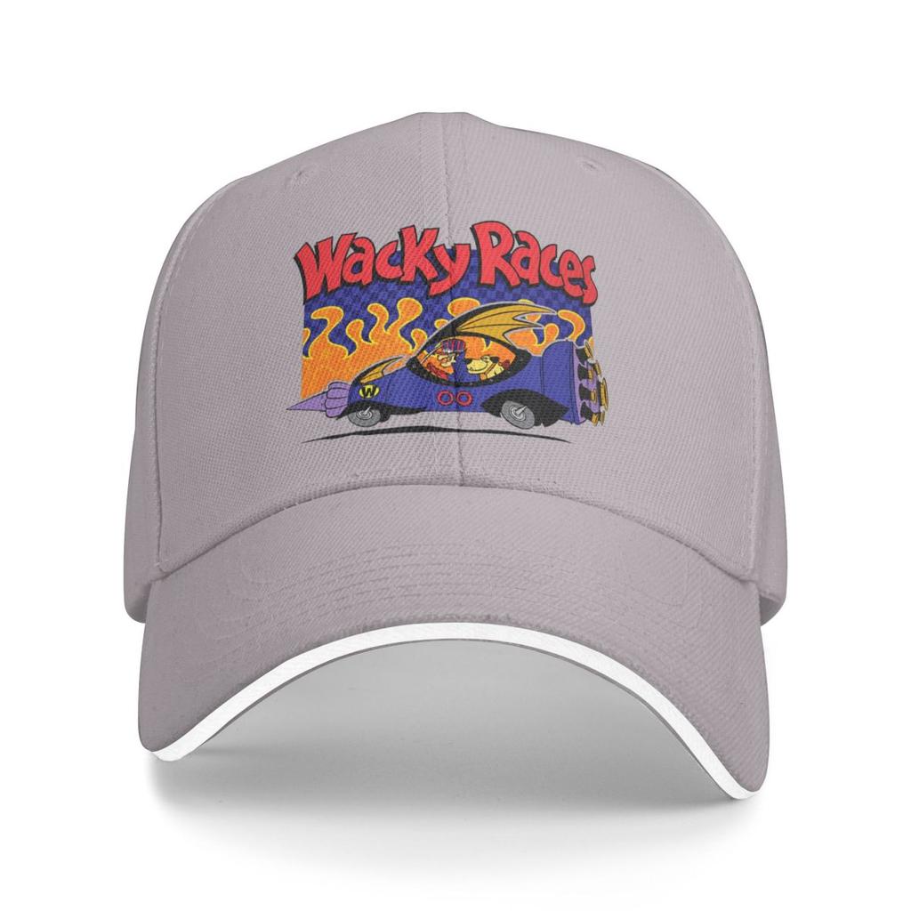 Baseball Caps Unisex T-Shirt 60s Wacky Races Cartoon Customized Casual Unisex Women Summer Hats