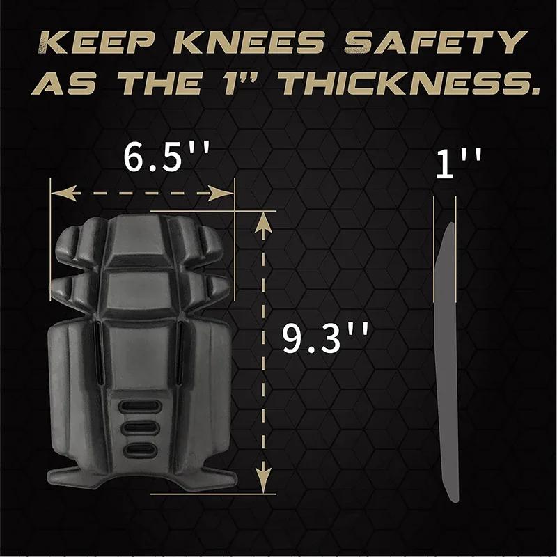 1pair Simple knee pad  for tactical pantsMade Inserts of EVA material   Crashproof type it is suitable for working trouser