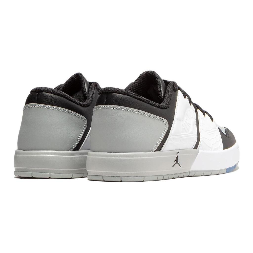 Air Jordan Nu Retro 1 Low GS Light Smoke Grey Kids Sneakers White Varsity-Red Black FB4412-106