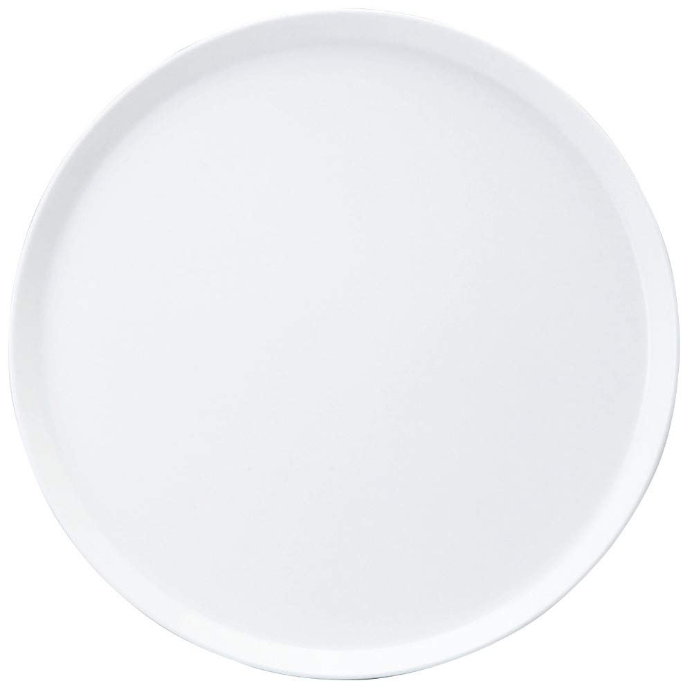 NARUMI Professional Style Plate, 30cm Diameter, White, Simple, Lunch Plate, Single Plate, Large Platter, Flat Plate, 51090-5540
