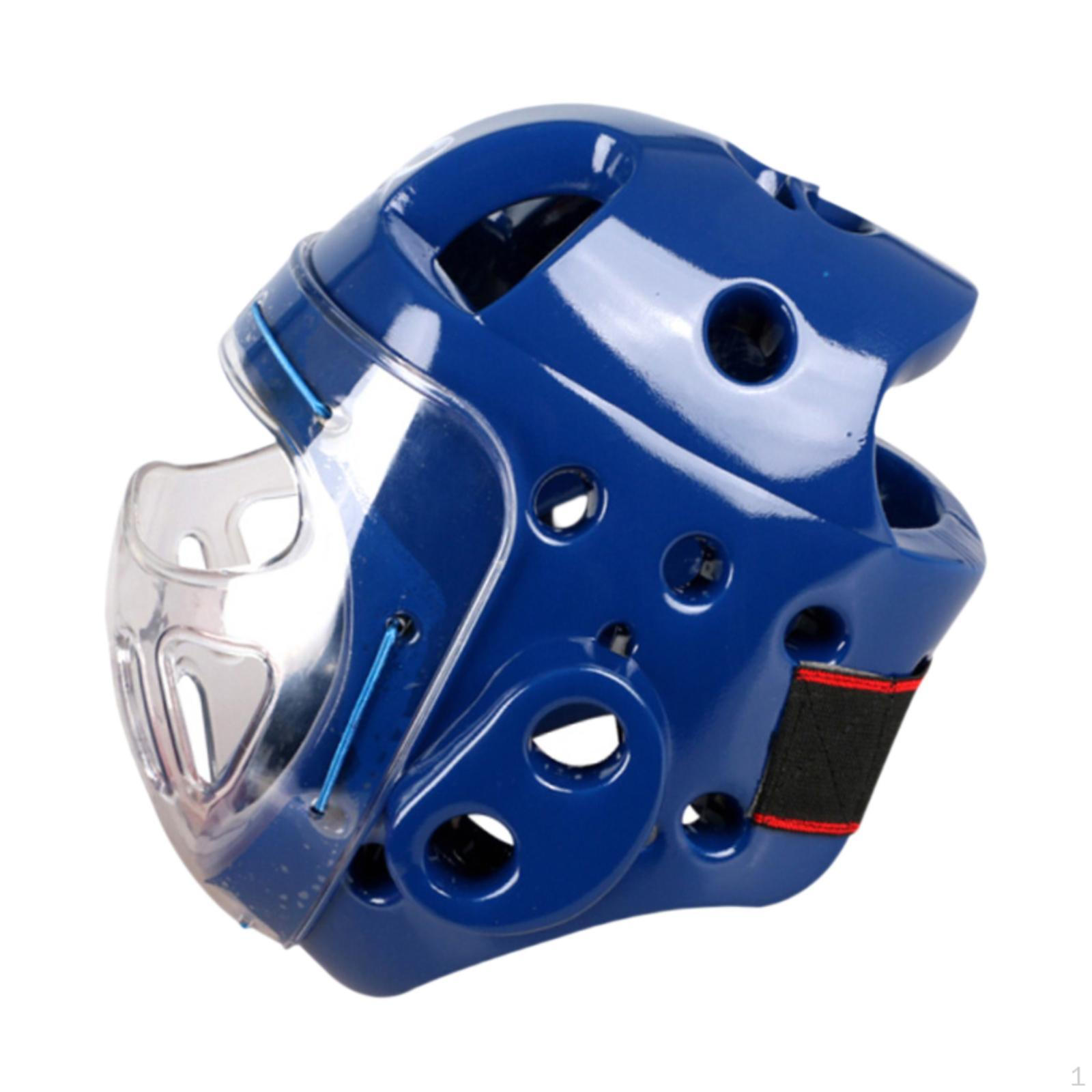 

Детский боксерский шлем, защитный чехол для лица, портативный, практичный, защитный шлем для хоккея на льду 140 to 160cm