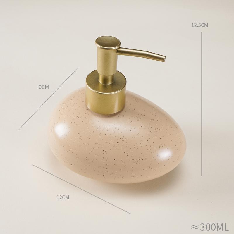 Keramik-Stein Lotionflasche im europäischen Stil Aromabehälter High-End Seifenspender Zuhause Shampoo Duschgel Aufbewahrungsflasche Neu