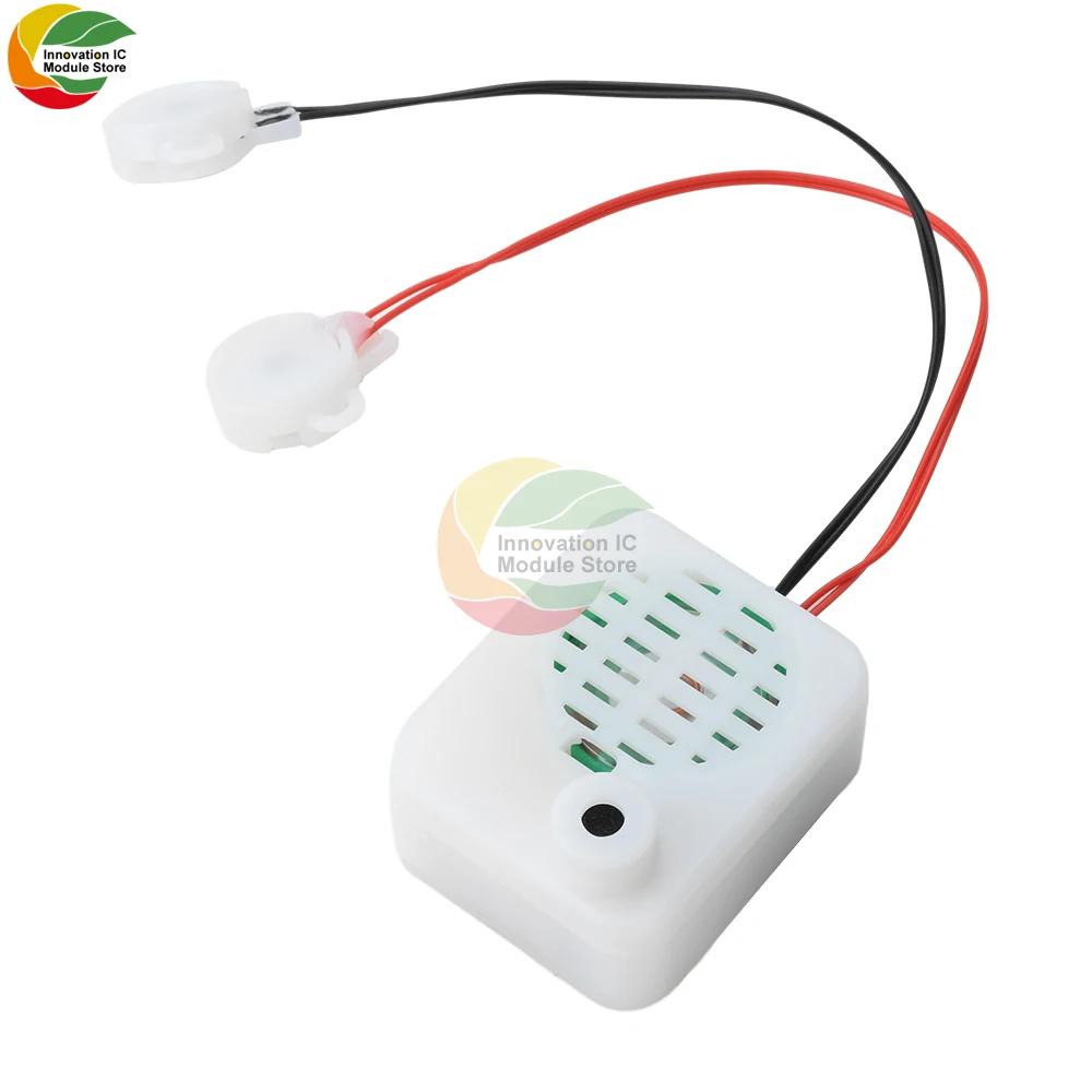 Dual Button Recorder One Record One Play 60 Second Recorder Plush Toy Voice Message Recorder Voice Box Recordable Sound Module