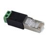 2PIN Terminal RJ45 To RS485 Converter Crystal Head To Terminal Adapter  DVR System