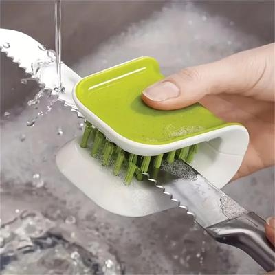 1pc Multifunctional Kitchen Utensil Brush for Cleaning Dishes, Knives, and Chopsticks