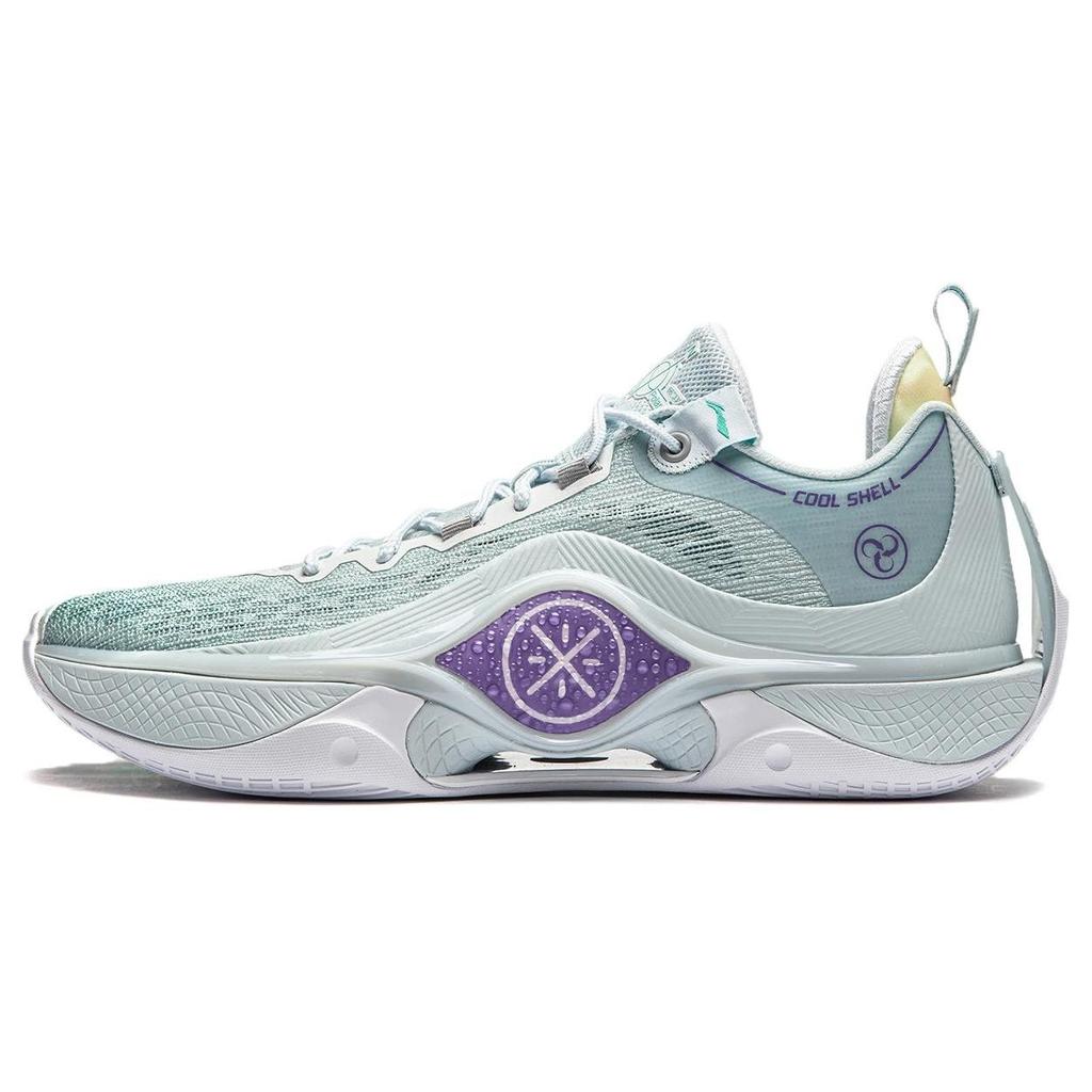 Li-Ning Way Of Wade Shadow 5 V2 Aurora Herresneakers Lyseblå Hvit ABPU009-3