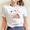 Bubu Dudu Cartoon T-Shirt Damen Kawaii 90er Y2k Kleidung Anime Tops 2000er Vintage T-Shirt Unisex T-Shirt Damen