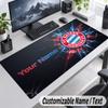 Benutzerdefinierter Name Text Mauspade FC Bayern München Personalisierte Schreibtischunterlage Für Arbeit Und Gaming