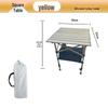Portable Outdoor Folding Camping Table with Adjustable Height