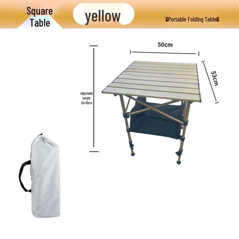 Outdoor Portable Adjustable Folding Table