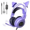 Casque de jeu SOMIC G951S Casque Oreille de Chat Casque de Jeu 3,5 MM Avec Lumière LED, Son Surround Virtuel 7.1