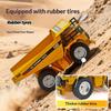 Metal Remote Control Engineering Car Set - Mining Truck Excavator Forklift Heavy-Duty Die-Cast Tabletop Play 1:64 Display Model Set
