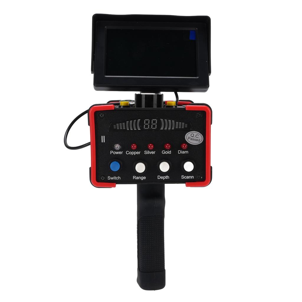 Handheld Metal Detector 15m Depth 1000m Range High Sensitivity Metal Scanner for Gold Silver Jadestone Diamond US Plug