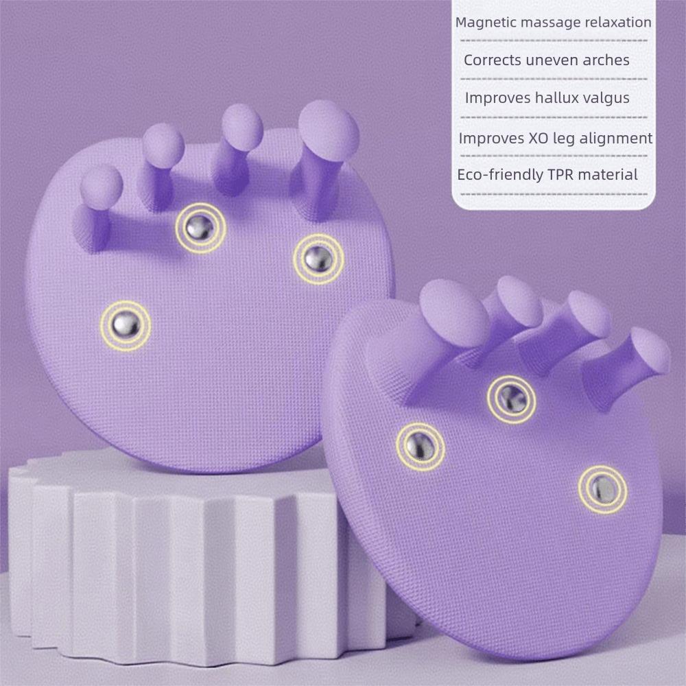 2Pcs Elastic Foot Alignment Device Anti-Slip O-shaped Leg Orthopedic Insoles  Flat Feet Relief