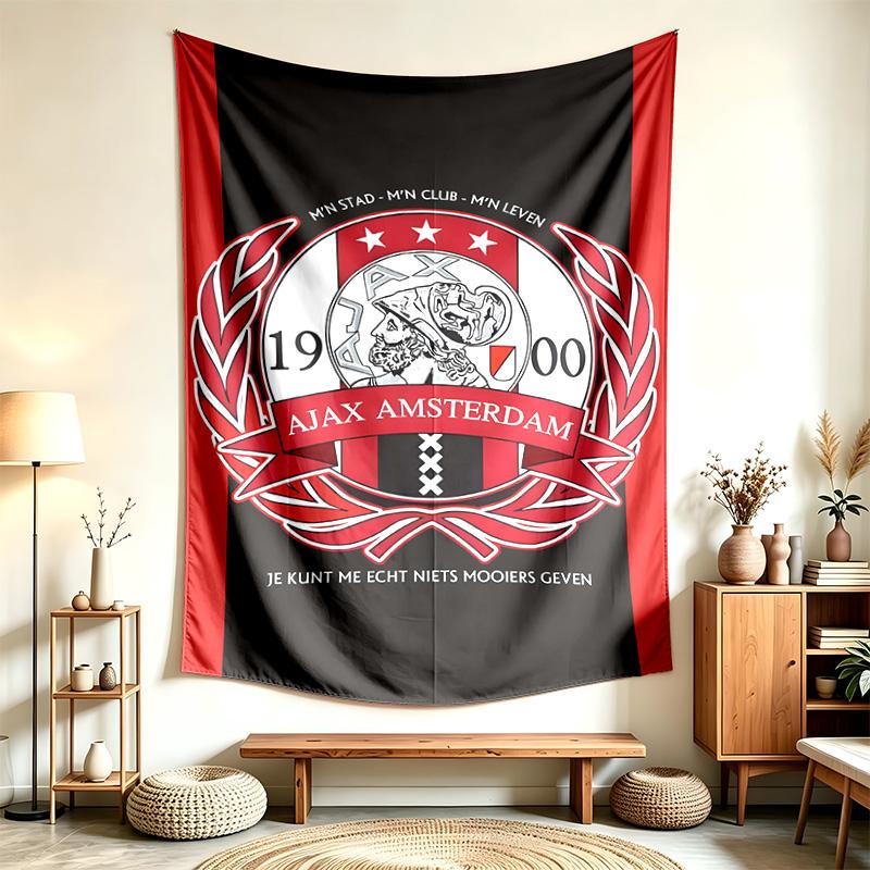 AFC Ajax (14) Tapestry Suitable For Decorating Homes Dorms And Bedrooms Soft To The Touch And A Perfect Gift For Friends And Family