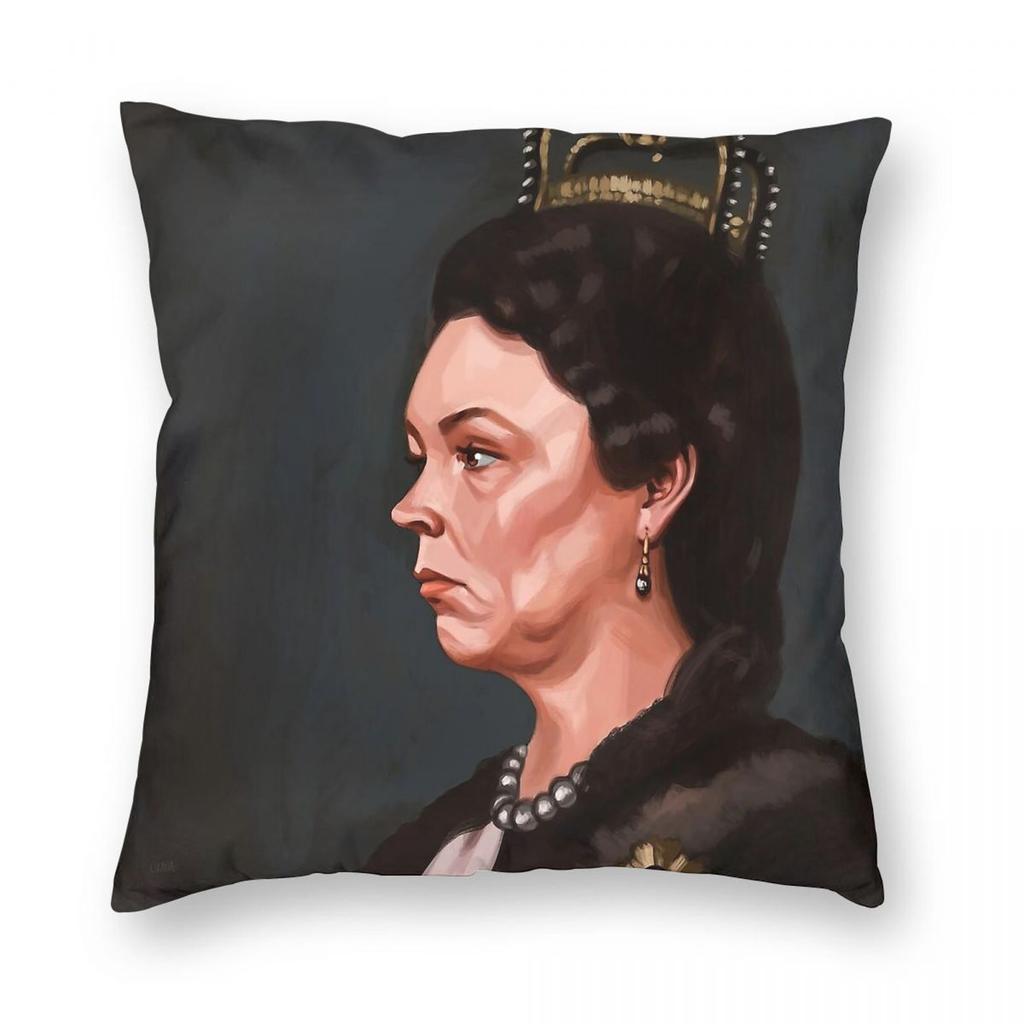 Olivia Colman Actress Square Pillowcase Polyester Linen Velvet Pattern Zip Decorative Throw Pillow Case Home Cushion Cover