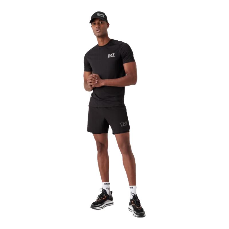 Мужская спортивная футболка с логотипом Emporio Armani EA7 L